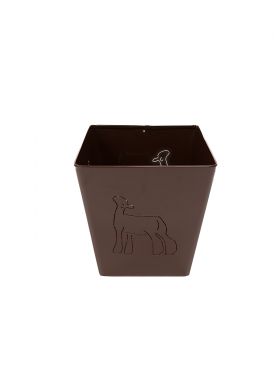 Waste Basket Show Lamb Brown